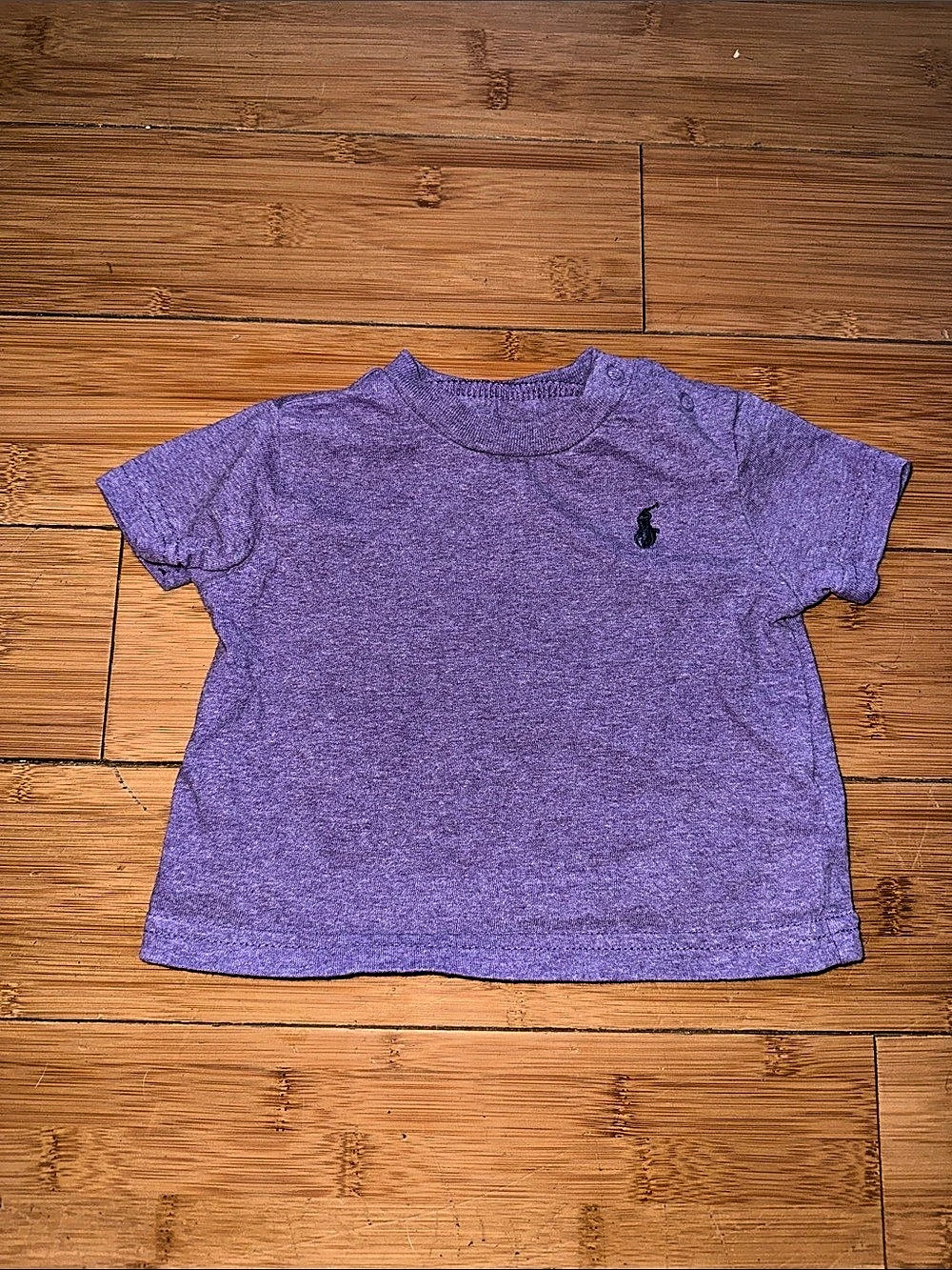 Ralph Lauren Baby Purple Cotton Tee